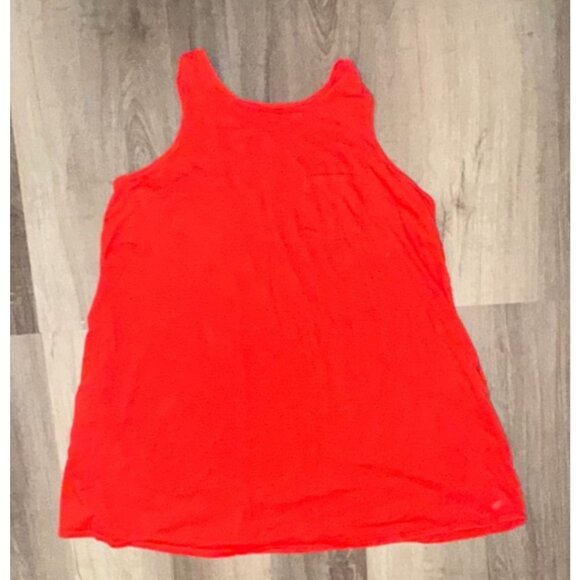 Bright Red Sonoma Womans Plus Soft Tank Top 1x Sleeveless Casual Comfort - Picture 5 of 6
